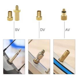 YASI Presta to Schrader Valve Adapter KIT