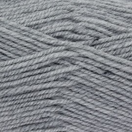 King Cole - Fashion Aran - 30% Wool Knitting Yarn - 100g - Silver