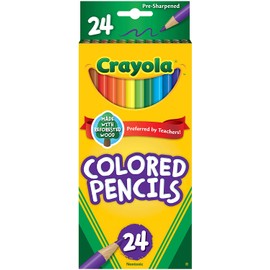 Crayola Colored Pencils, Coloring Supplies, 24 Count