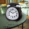 LANDEX YT5306BK Alarm Clock, Black, Starbellzet, Analog, Loud Bell, Snooze,