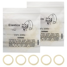 Orthodontic Elastics Bands, 2 Packs Dental Elastic Latex Rubber Bands, Elastics Braces Teeth Accessory for Braces Great Dentist, Dreadlocks, Braids, Braces Teeth Gap (Fox 1/4") A7YKXPQ