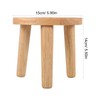 Milisten Wood Stool Plant Table, MidCentury Plant Stand Tall Holder