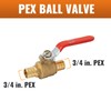 SUNGATOR 2-Pack Pex Ball Valve 3/4 Inch, Water Shut Off