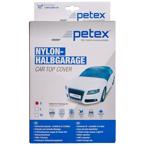 Nylon Half Car Cover Size S (Approx. 250 x 57