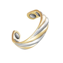 MagVIVACE Pure Copper Ring for Women, Magnetic Lymphatic Drainage Ring with 3500 Gauss Magnet(CPR-0949)