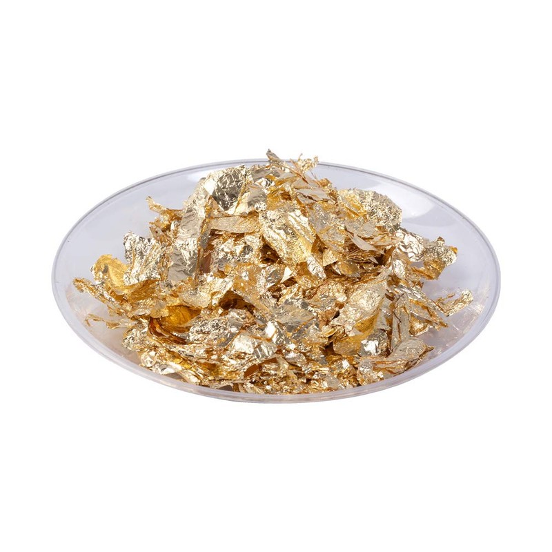 KINNO Gold Foil Flake, Fake Resin Nail DIY Crafts, Decoration,