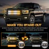 XRIDONSEN 2PCS 24 inch Truck Grill Strobe Lights Strip 288