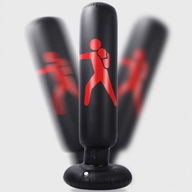 Household Inflatable Air Standing Punching Bag Kids Stress Relief Exercise Equipment Punching Bag Toy