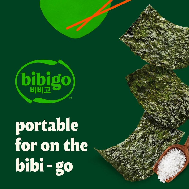 bibigo Sea Salt Flavored Asian-Inspired Seaweed Snack
