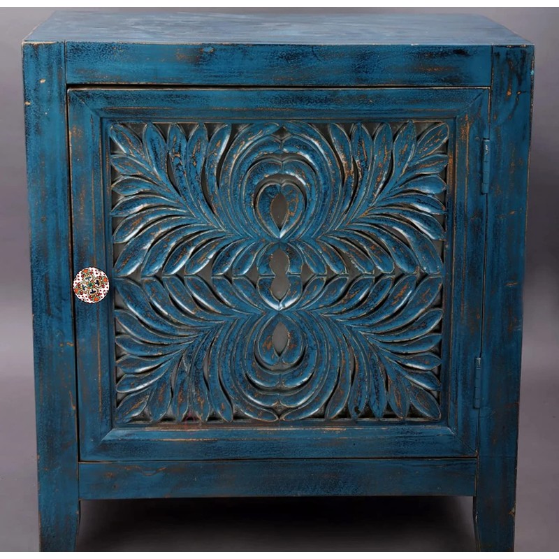 KNOBSWORLD 20 x Mix Vintage Look Flower Ceramic Knobs Door