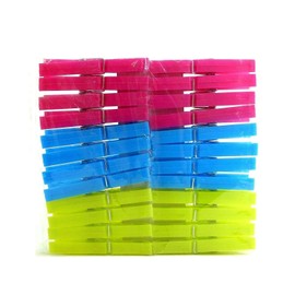 24 Plastic Clothes Jumbo Storm Pegs Laundry Drying Clips Washing Clothes