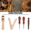 Leather Strap Cutter Adjustable Leather Strip Craft Cutting Tool with