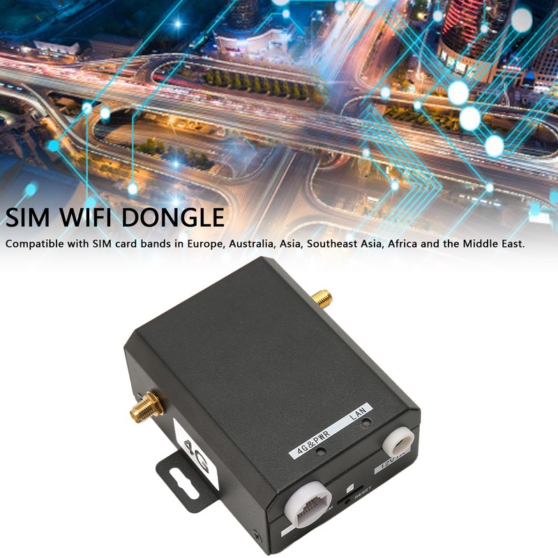 Industrial 4G LTE Router 150Mbps Nano SIM Card Slot Support