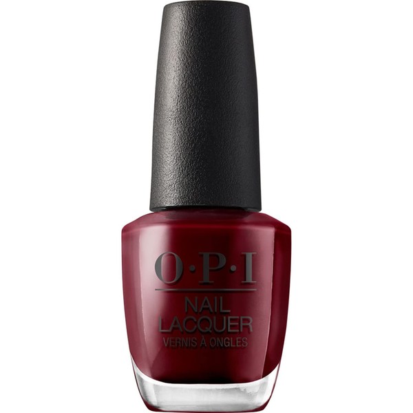 Opi Nail Lacquer, Up to 7 Days of Wear, Nail Polish, Long Lasting, in Red, with extra wide ProWide Brush for Perfect Nails