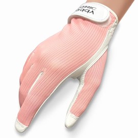 Caddy Classic Ladies Golf Glove Women | Various Stylish Mesh Design for High Breathability | Womens Golf Gloves Left Hand & Right Hand | Premium Leather Construction for Comfortable Fit