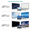 Aluminum Alloy 4K 60Hz Displayport USB 3.0 to Dual HD