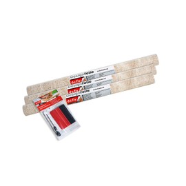 d-c-fix 346-0099-3PKA Decorative SelfAdhesive Film, Beige Marble, 17" x 78" Roll, 3-Pack with Applicator