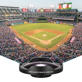 Andoer 37MM 0.3X Ultra Wide Angle Fisheye Lens with Lens Hood for Camcorders