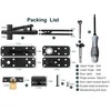 Hidden Door Hinge,570Lbs Load-Bearing Thickened Solid Stainless Steel - Heavy