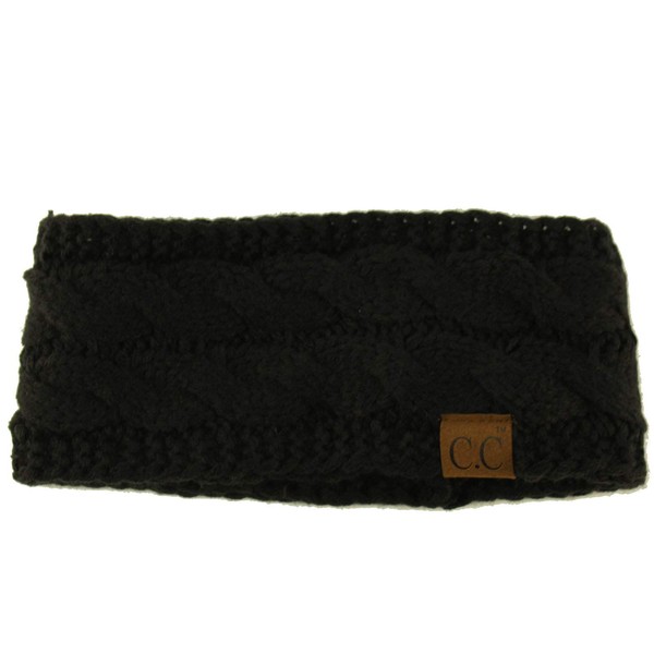 Winter CC Confetti Warm Fuzzy Fleece Lined Thick Knit Headband