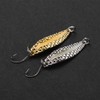 10pcs Metal Shiny Spoon Bait Hard Lures with Hook Fishing