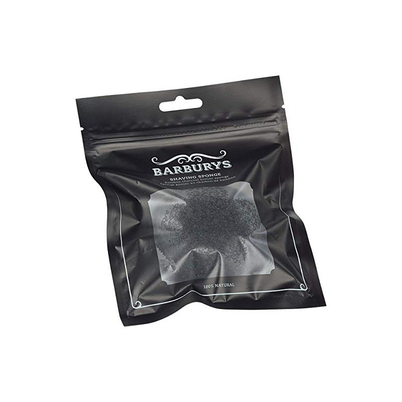 Barburys Konjac Sponge with Bamboo Charcoal