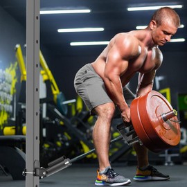 Kipika T Bar Row Landmine Attachment for 3" x 3" Power Rack - Heavy Duty T-Bar Row Platform with Swivel Suitable for 1" Standard Barbell Bar and 2" Olympic Bars - Ideal for Home Gym Workouts