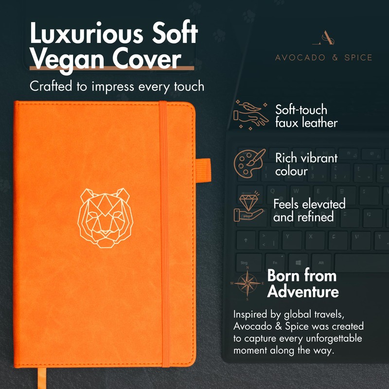 A5 Notebook by Avocado and Spice® with Gift Box &