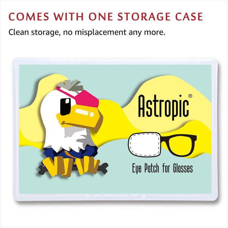 Astropic Large Silk Eye Patch for Adults Kids Glasses to