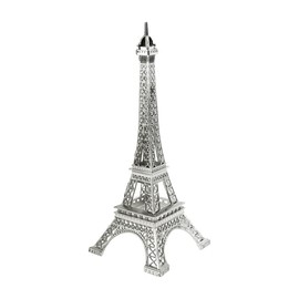 Homeford Metal Eiffel Tower Paris France Souvenir, 6-inch, Silver