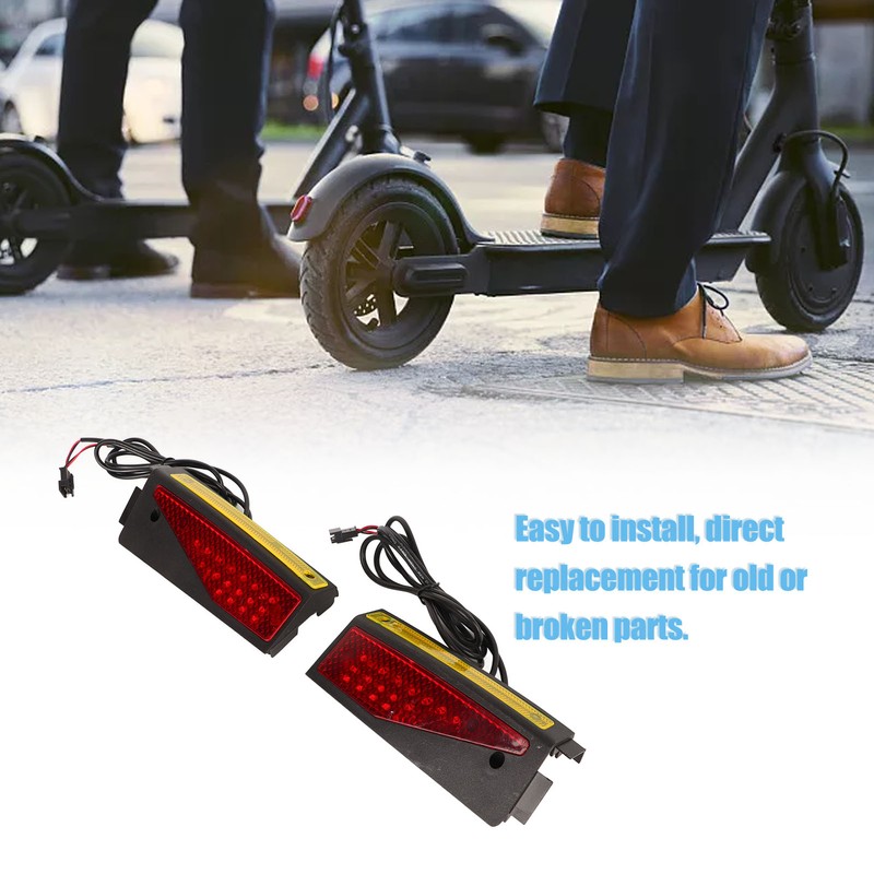 1 Pair Scooter Front Light 10in Warning Lamp High Brightness