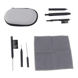 ORFOFE Hearing Aid Cleaning Kit 7-Piece Set Universal Cleaning Brush Microfiber Cloth and Essential Accessories for Hearing Aid Maintenance Random Color