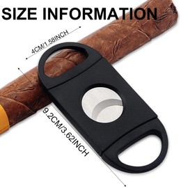 DDKY Cigar Cutter, Cigar Cutter, Cigar Set, Cigar Accessories, Plastic Cigar Cutter, Cigar Cutter, Double Blade Scissors