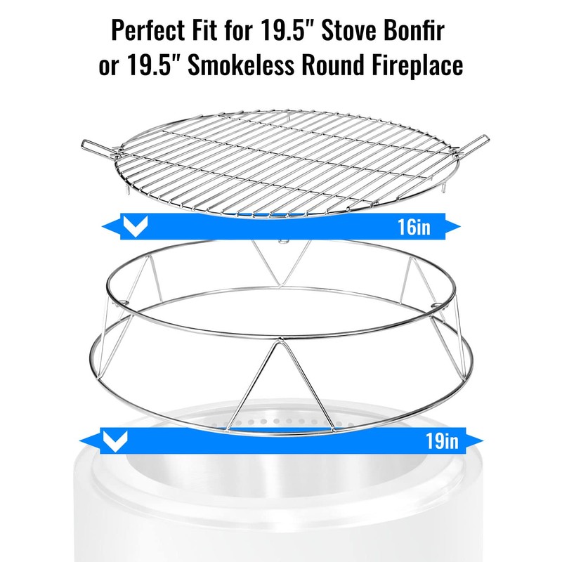 Fire Pit Accessory Kit Fit for Solo Stove Bonfire 19.5''