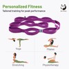 Slim Panda Stretching Strap with 10 Loops for Stretching, Pilates,