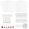 UGBO Shrink Film Set Key Ring for Crafts, Shrink Plastic,