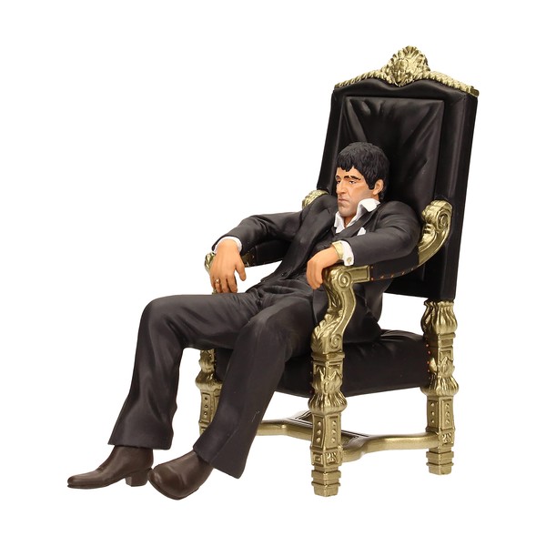 SD Toys Movie Icons Scarface: Tony Montana Throne 7" Figure
