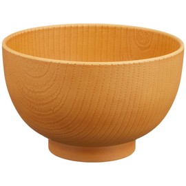 Mitani M17359-8 Yamanaka Lacquerware Soup Bowl, Brown, 4.7 inches (12 cm), Yamanaka Lacquerware, Natural Range, Keyaki Heather, Large Soup Bowl