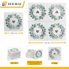 HEKU 100 napkins, 3-ply, 33 x 33 cm, eucalyptus heart,