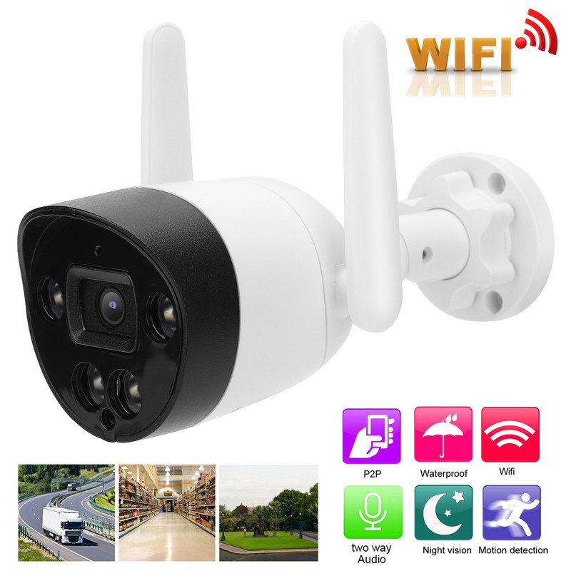 1080P WiFi Camera Motion Detection Infrared Night Vision IP66 Waterproof