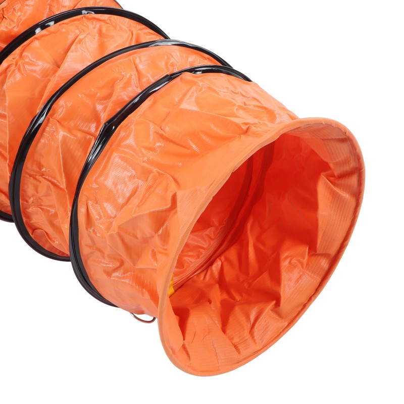 Unbranded 8m PVC Flexible Adjustable Ventilation Duct Hose with 2pcs