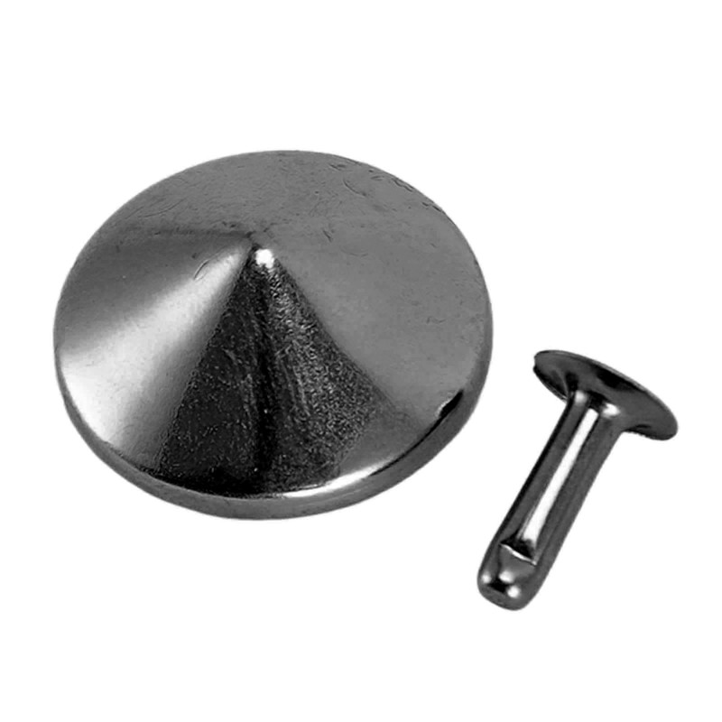 100pcs Mushroom Rivets Multipurpose Double Cap Mushroom Rivets for Belts
