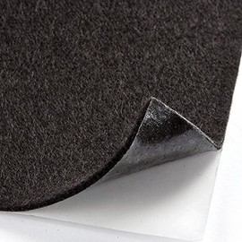 Black Pressure Sensitive Felt Sheet