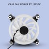 FAN L18 12V DC 120mm LED Case Fan Large 4PIN