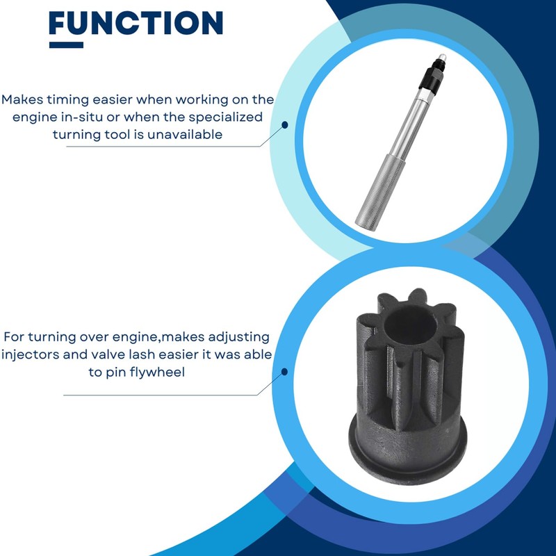 Bentolin Engine Barring Socket Wrench for Caterpillar 3200/3406 Series &