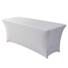 6Ft Stretchable Tablecloth Tight Fit Washable and Wrinkle Resistant Spandex