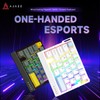 A.JAZZ AK029 Wired One-Handed RGB Gaming Keyboard,29-Key Layout with Magnetic
