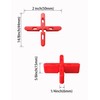 1/4 inch Width 5/8 inch Height Red Leveling Spacer Leveling