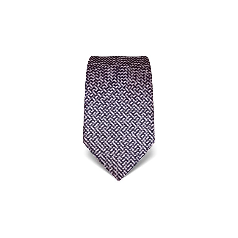 Vincenzo Boretti Men's Tie Pure Silk Houndstooth Pattern Elegant Men's