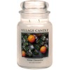 Village Candle Winter Clementine Large Apothecary Jar, Scented Candle, 21.25